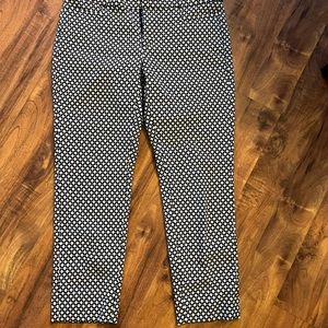 Banana Republic Black and White Dress Pant